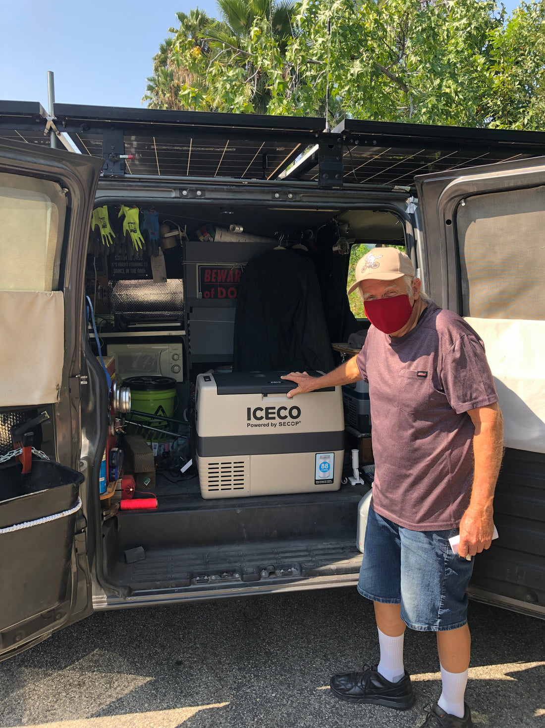 ICECO Refrigerator Cooler Becomes the Perfect Match for Customer’s Solar Powered Vehicle