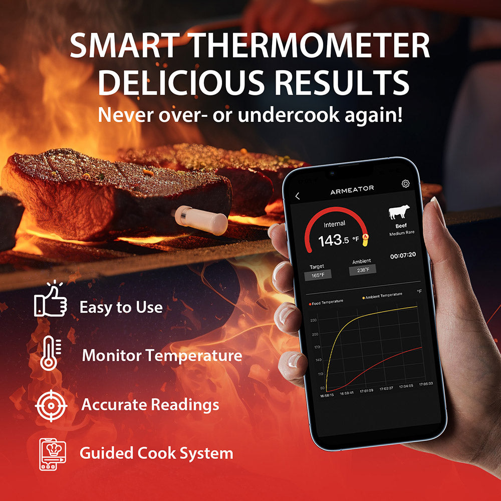 Armeator A1 Wireless Bluetooth Meat Thermometer